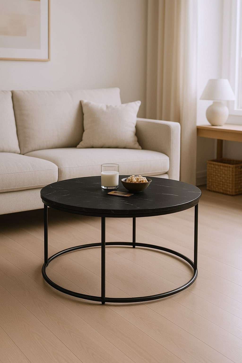 Round Marble Coffee Table by Stella